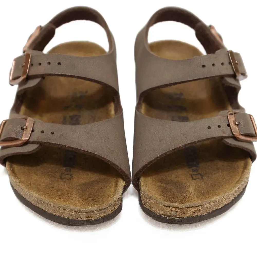 Birkenstock Roma Toddler Mocha Birkibuc Sandals Size 24 US 6-6.5